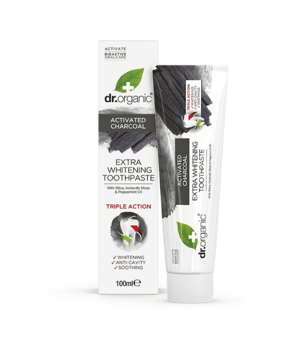 Dr Organic Charcoal Toothpaste 100ml